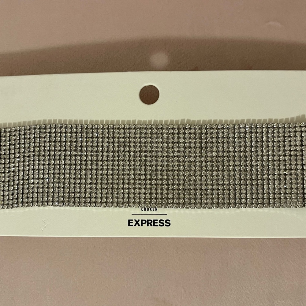 Rhinestone choker